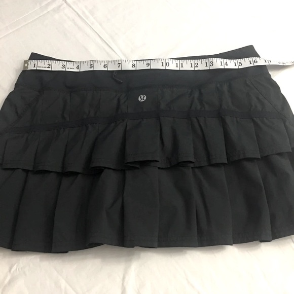 Lululemon Run Pace Setter Skirt Black - Picture 13 of 17